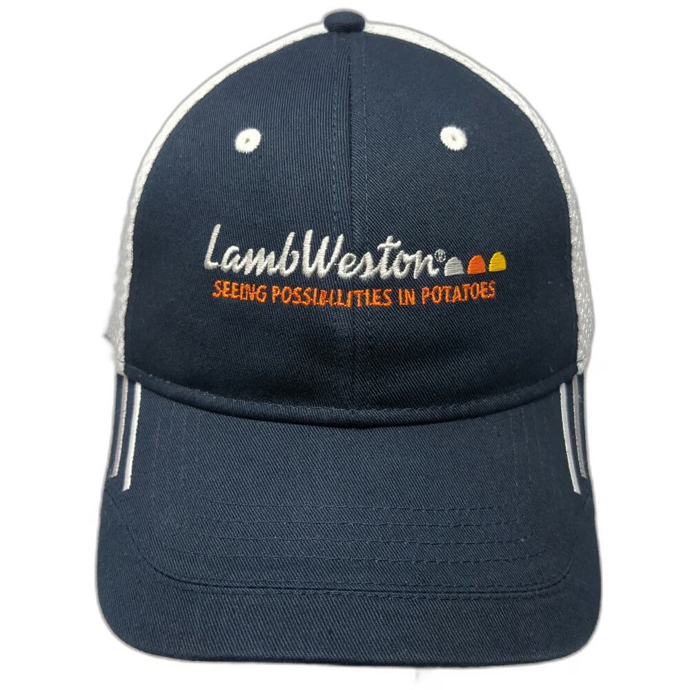 Cap America Baseball Cap Blue One Size Lamb Weston Potatoes Mesh Strapback Hat